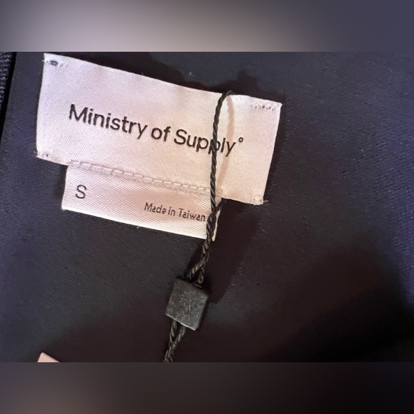 Ministry of Supply Black Swift Sheath Dress Size S Light Airy Remova Waist Tie - Picture 16 of 16